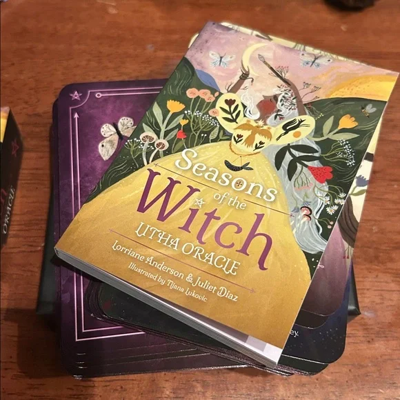 Seasons of the Witch Mabon Oracle, Samhain oracle and Litha Oracle Deck